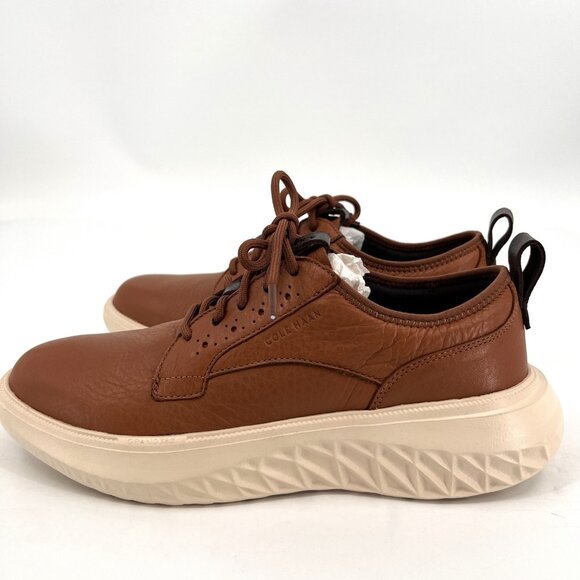 Cole Haan Zerogrand WFA Plaintoe Oxford British Tan Men\'s Size 9 Leather Lace Up main image 12